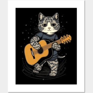 Rockin' Feline Posters and Art